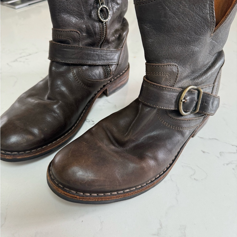 Fiorentini + Baker Eternity Eli Moto Boot, Brown Size 38
